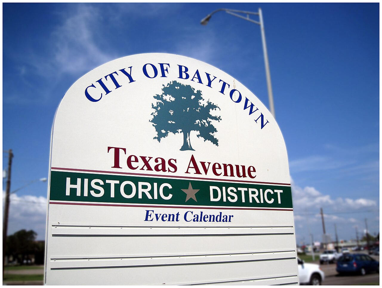 Texas Avenue in Baytown, Texas