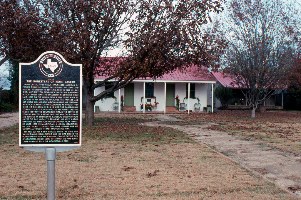 The homestead of Henri Castro, Castroville, Texas