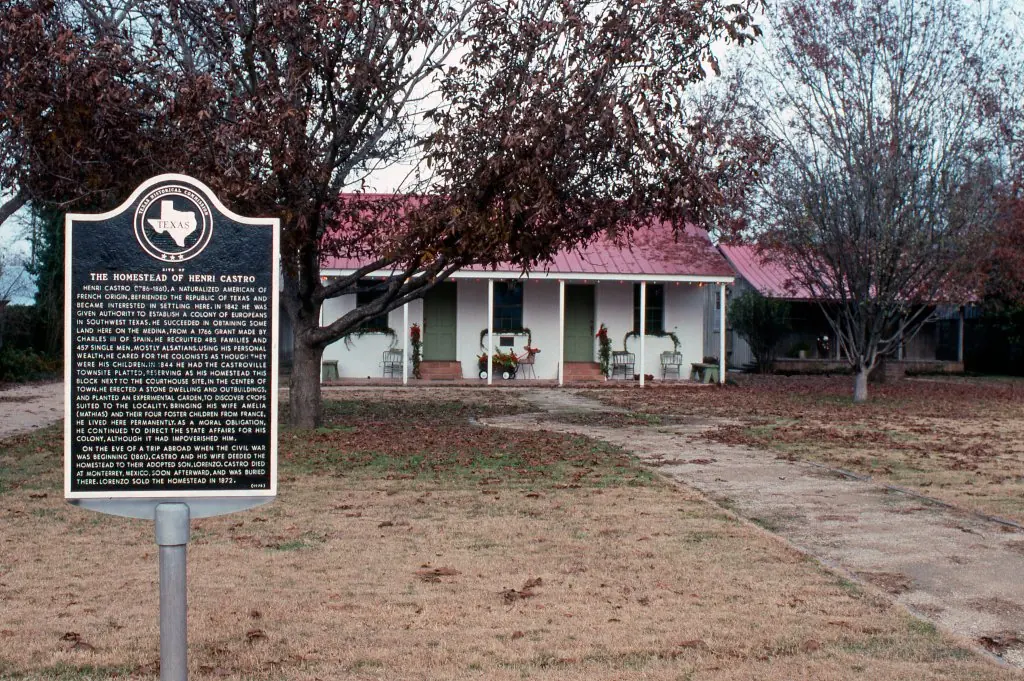 The homestead of Henri Castro, Castroville, Texas