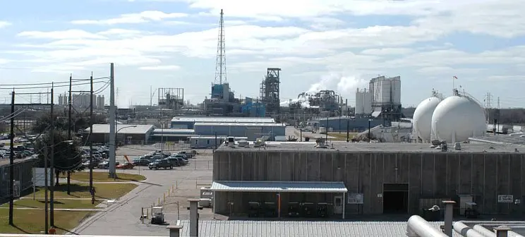 Pasadena, Texas industrial skyline