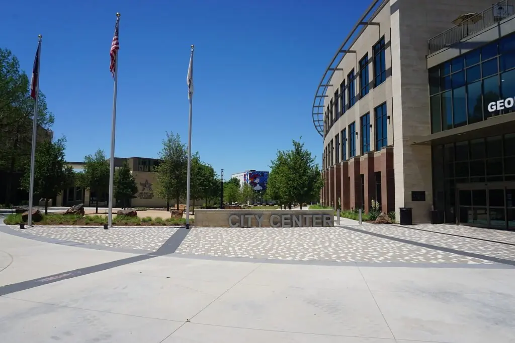 Arlington City Center in downtown Arlington, Texas