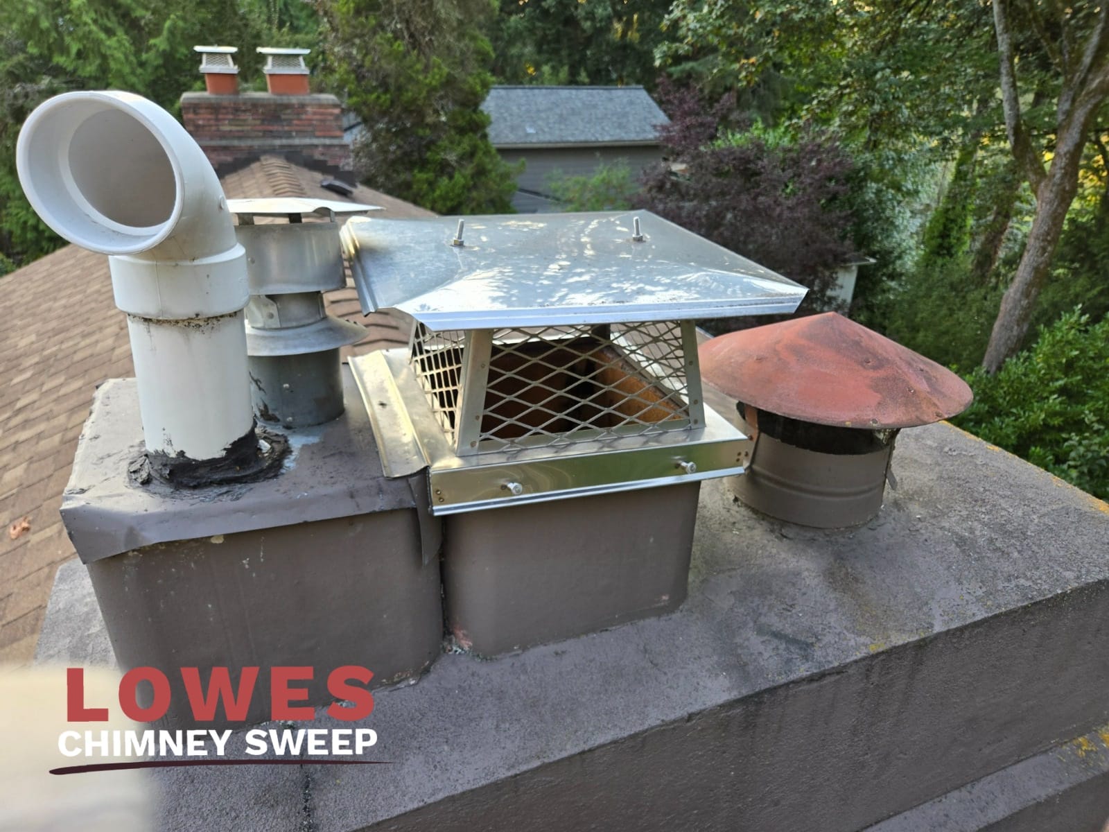 Chimney cap repair and replacement work in Dallas Fort Worth