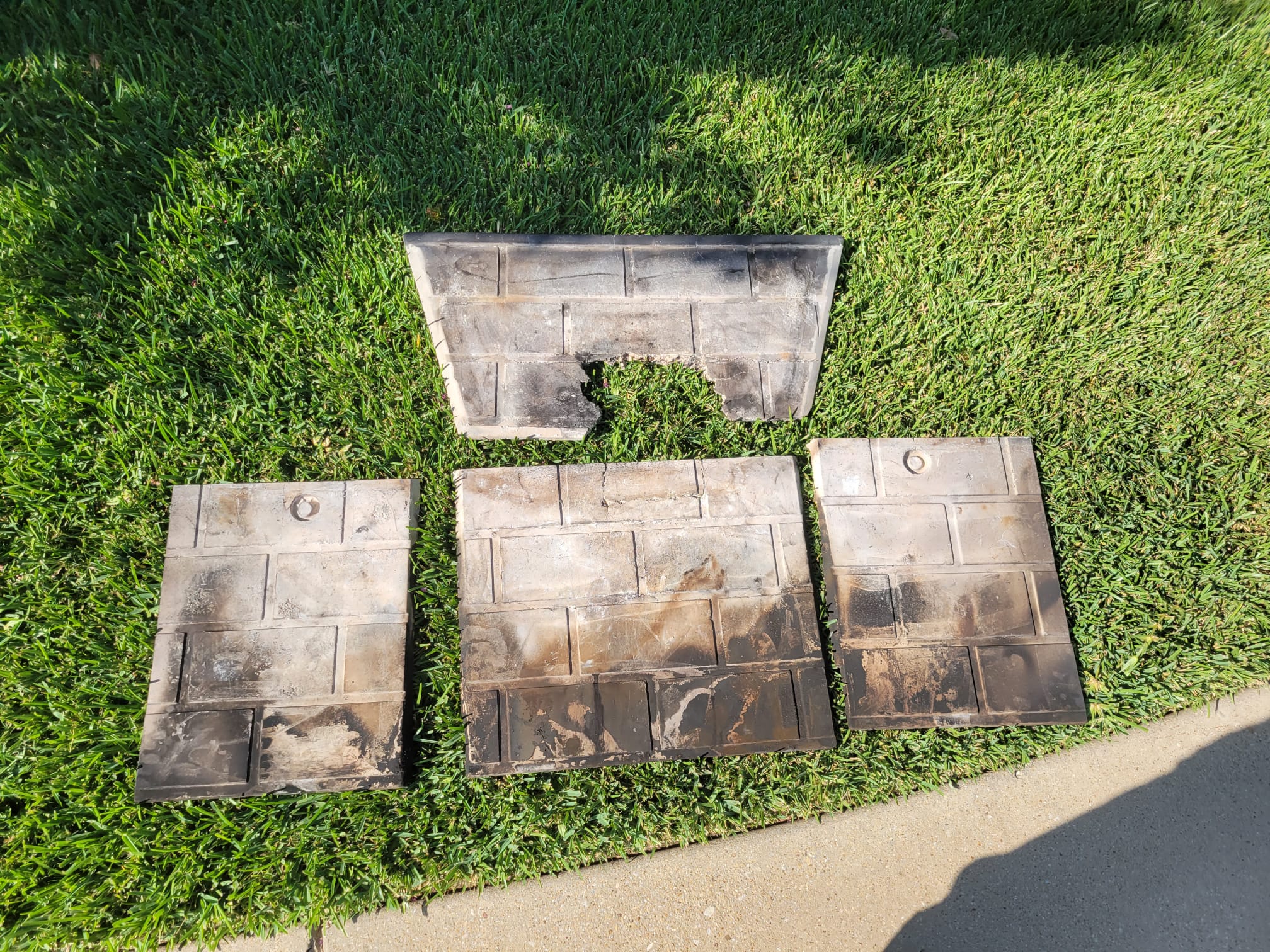 Fireplace refractory panel replacement in a Dallas Fort Worth firebox