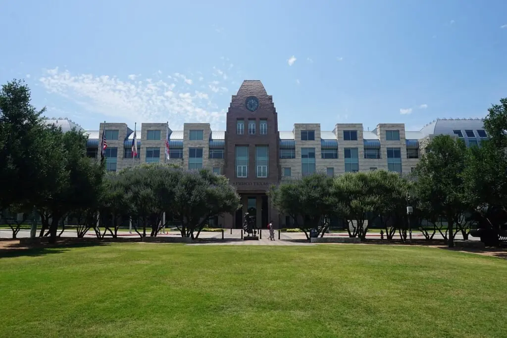 Frisco Square and the George A. Purefoy Municipal Center in Frisco, Texas