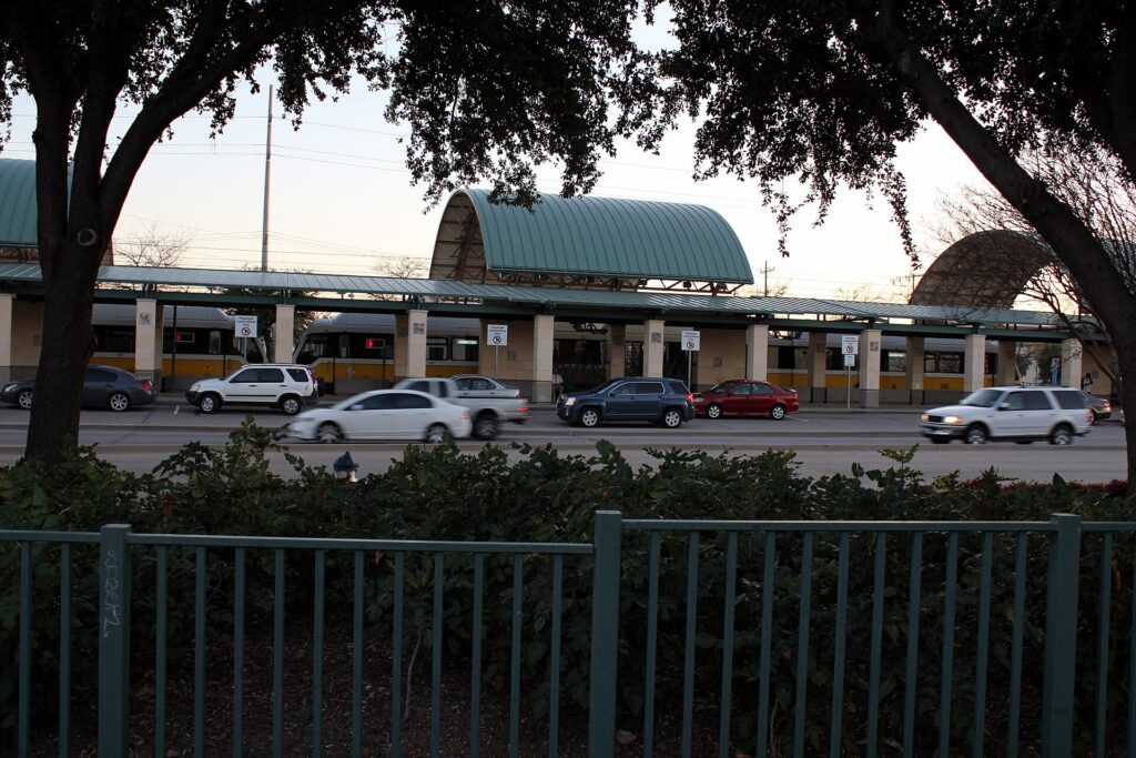 Downtown Garland station and square in Garland, Texas