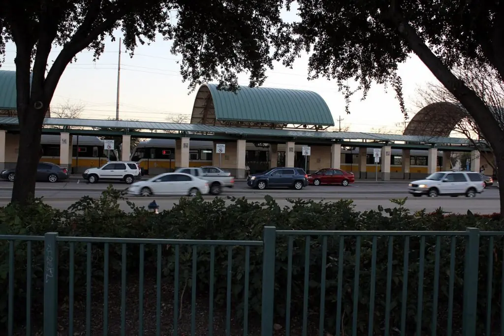 Downtown Garland station and square in Garland, Texas
