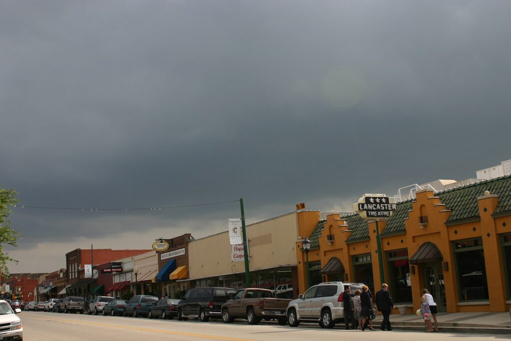 Historic Main Street in Grapevine, Texas