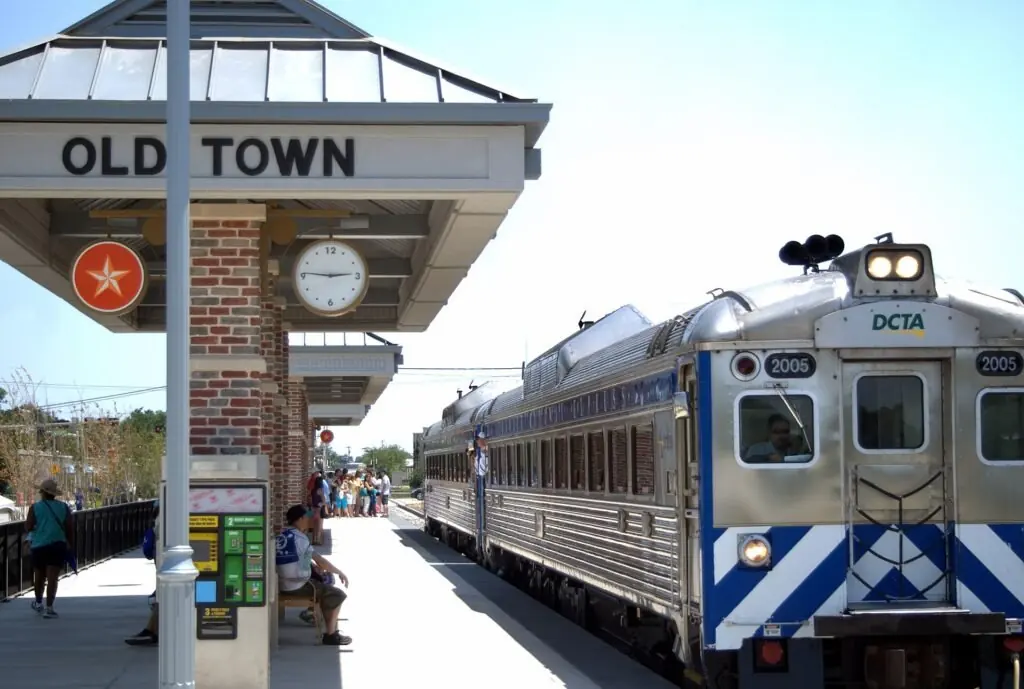 Old Town Lewisville station in Lewisville, Texas