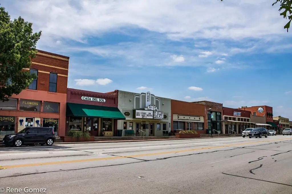 Historic downtown Mansfield, Texas