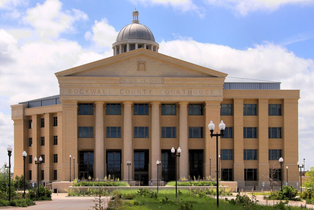 Rockwall County Courthouse in Rockwall, Texas